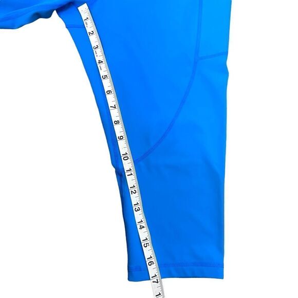 Zyia Active Light N Tight Hi-Rise Crop 17” Leggings Royal Blue - Picture 11 of 11